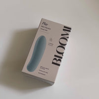 Box containing Bloomi's Play Mini Vibrator